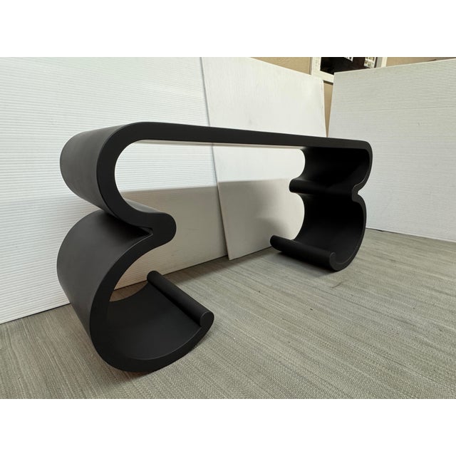 Late 20th Century Karl Springer Style Console Table For Sale - Image 5 of 12