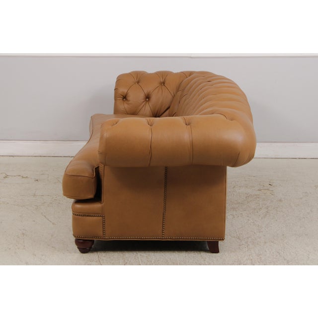 Maitland - Smith Maitland Smith Ra-324 Washington Leather Sofa For Sale - Image 4 of 18
