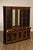 Traditional Drexel Asian Style Chinoiserie Display Cabinet Breakfront For Sale - Image 3 of 18