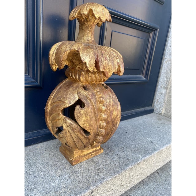 18th Century Ornaments in Chestnut, Set of 2 For Sale - Image 9 of 16