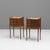 Vintage Bedside Tables with Marble Top, 1930s, Set of 2 For Sale - Image 10 of 10