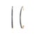 Metal 14k Yellow Gold Large Hoop Earrings With 2.15ct Round Sapphires, Pair For Sale - Image 7 of 7