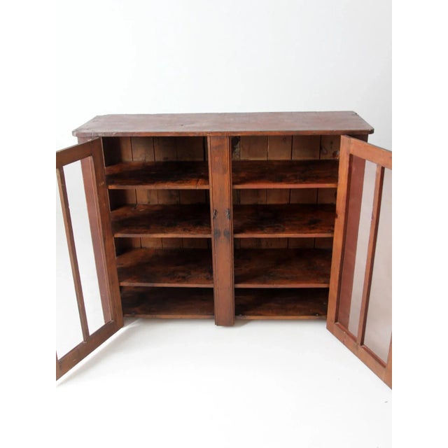Antique Primitive Pie Cabinet For Sale - Image 6 of 12