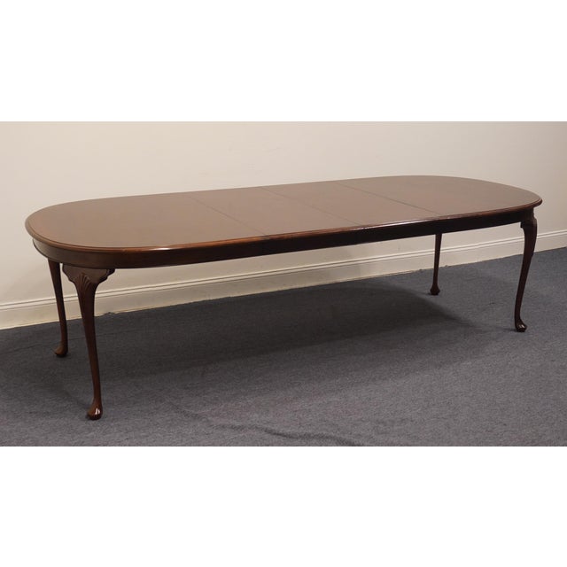AMERICAN DREW American Independence Collection Solid Cherry Traditional Style 104" Oval Dining Table 302-56 30" High 68.5"...