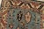 Heriz Rug 3’10” X 6’3” Blue Wool Vintage Tribal Hand-Knotted Oriental Carpet For Sale In Philadelphia - Image 6 of 12
