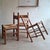 Brutalist Dining Chairs in Wood and Rush, 1970s, Set of 3 For Sale - Image 4 of 11