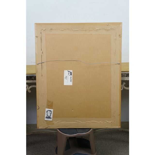Printmaking Materials Late 20th Century Salvador Dali Abraham Lincoln in Dalivision Optical Illusion Lithograph 32" For Sale - Image 7 of 14