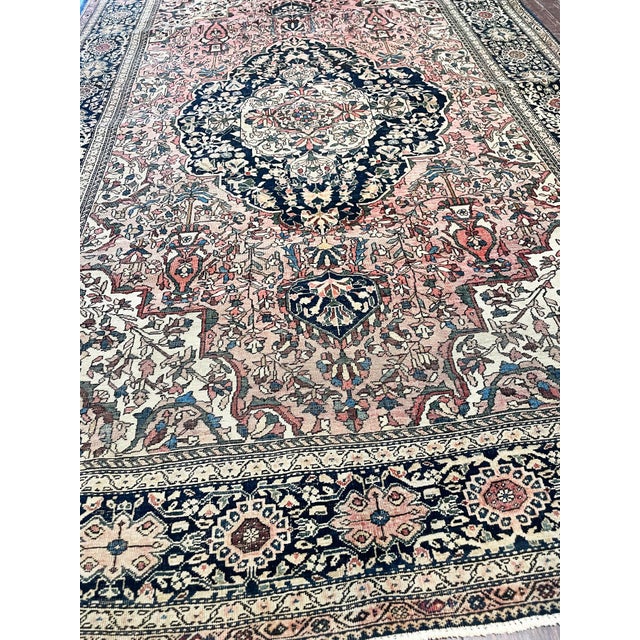 Antique Persian Sarouk Feraghan Rug, 4'3" × 6'4" For Sale - Image 4 of 9