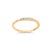 Contemporary 10K Yellow Gold 1/10 Cttw Diamond 5 Stone Braided Shank Band Ring (I-J Color, I2-I3 Clarity)- Ring - Size 7 For Sale - Image 3 of 6