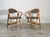 Mid-Century Modern Bamboo Folding Chairs, 1990s, Set of 8 For Sale - Image 3 of 18