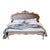 Traditional Hand-Carved Walnut Bed – Italian Artisan Craftsmanship For Sale - Image 3 of 9