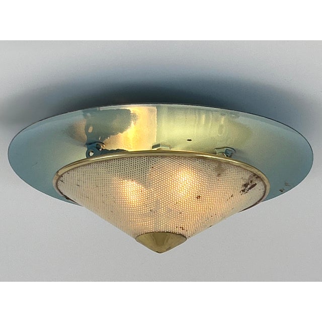 Mid-Century Modern Sconce or Flush Mount, Germany, 1950s For Sale - Image 10 of 18