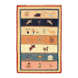 Pasargad DC Fine Hand Knotted Flat Weave Rug For Sale