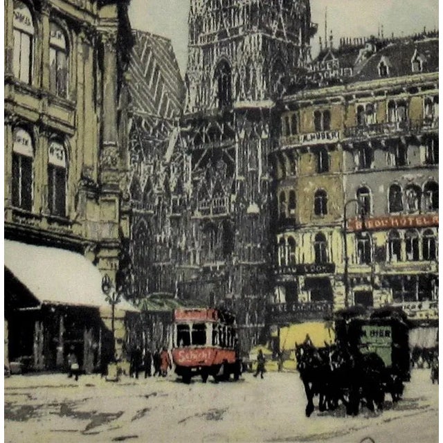 Realism Hans Figura, Ansicht Von Rothenburg, Circa 1930 For Sale - Image 3 of 5