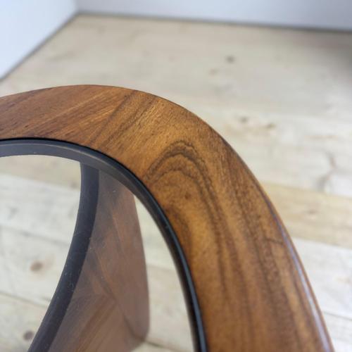 Wood Mid-Century Oval Astro Coffee Table in Teak and Glass from G-Plan For Sale - Image 7 of 10