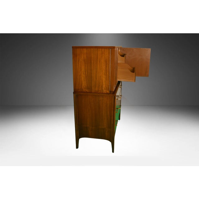 Mid Century Kent Coffey Perspecta Highboy Dresser For Sale - Image 12 of 15