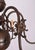 Chandelier made of patinated brass. The arms are decorated with fish. Restored electrical installation: new cables,...