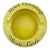 Vintage Hotel Hermitage Monte Carlo Yellow Ceramic Ashtray Monaco For Sale