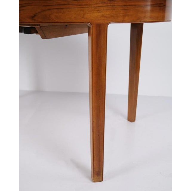 Vintage Danish Oval Dining Table in Rosewood, 1960s For Sale - Image 9 of 16