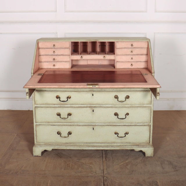 English Painted Bureau, 18th Century For Sale - Image 13 of 13