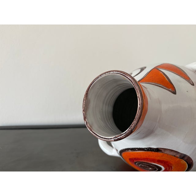 Vintage Hand-Painted Studio Ceramic Vase by Giovanni De Simone, 1965 For Sale - Image 13 of 18