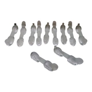 1970s French Poodles Art Deco Knives - Set of 11 For Sale