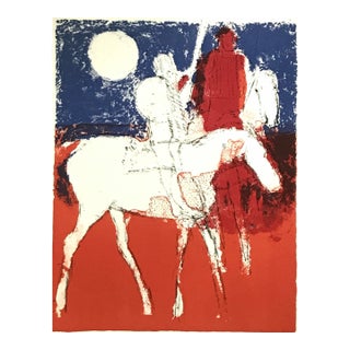 Paul Guiramand Original Lithograph V1-1 Fernand Mourlot 1969 For Sale
