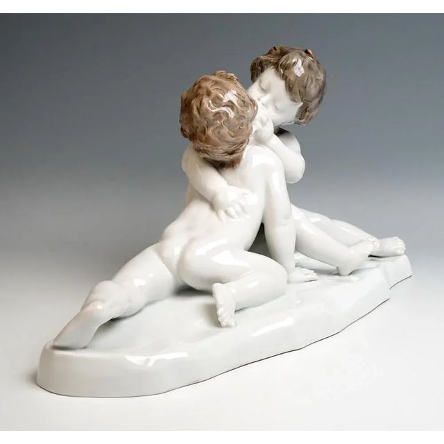 Admirable Rosenthal figurine group by Josef Limburg Manufactory: Rosenthal / Selb / Bavaria / Germany Dating: manufactured...