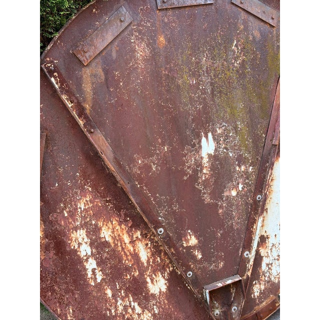 Metal Vintage Intersection Mirror, 1960s For Sale - Image 7 of 8