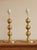 Mid-Century Modern Brass Bobbin Table Lamp, 1970s, Set of 2 For Sale - Image 3 of 18