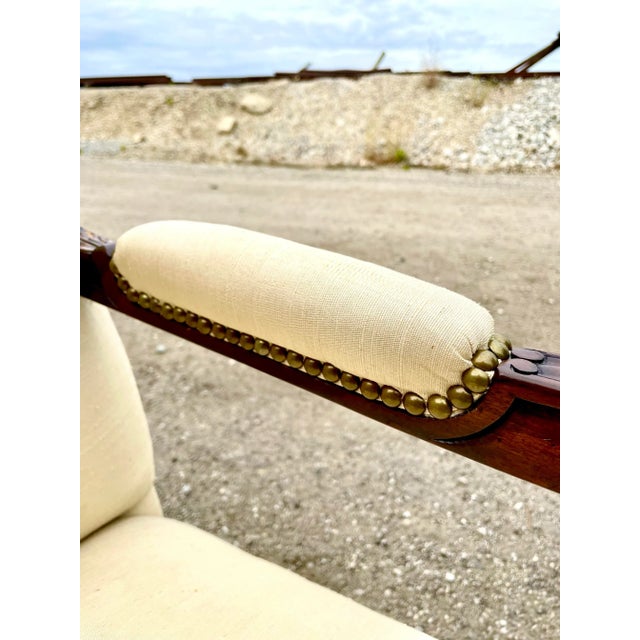 Dennis & Leen for William Switzer Large Louis XV Fauteuils- A Pair For Sale - Image 9 of 11