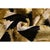 Mid-Century Modern Gold Geometric Silk Velvet Pillow 20x20 | Handmade Luxury Designer Cushion For Sale - Image 3 of 7