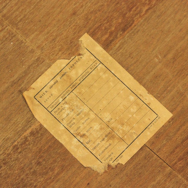 Coffee Table from Mier, Former Czechoslovakia, 1960s For Sale - Image 9 of 10