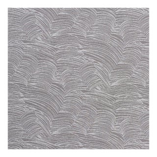 Sample - Schumacher Jete Wallpaper in Grisaille For Sale