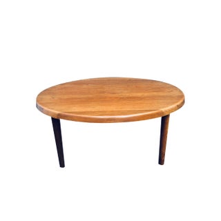 Large Round Coffee Table by Niels Bach, 1960s For Sale