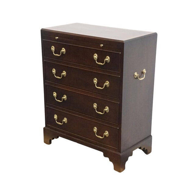 HIGH END Solid Mahogany Traditional Style 25" Chairside Chest / Accent End Table 31" High 25.75" Wide 14" Deep We...