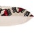 Hand-Knotted Silk Velvet "Evil Eye" Ikat Lumbar Pillow - 16x24 Red & Beige For Sale In San Francisco - Image 6 of 8