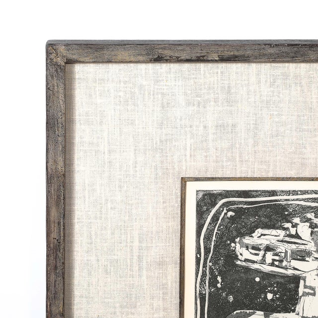 Printmaking Materials Louise Nevelson Mid-Century Etching Entitled "One Ancient Figure" Edition Artist's Proof Signed For Sale - Image 7 of 14