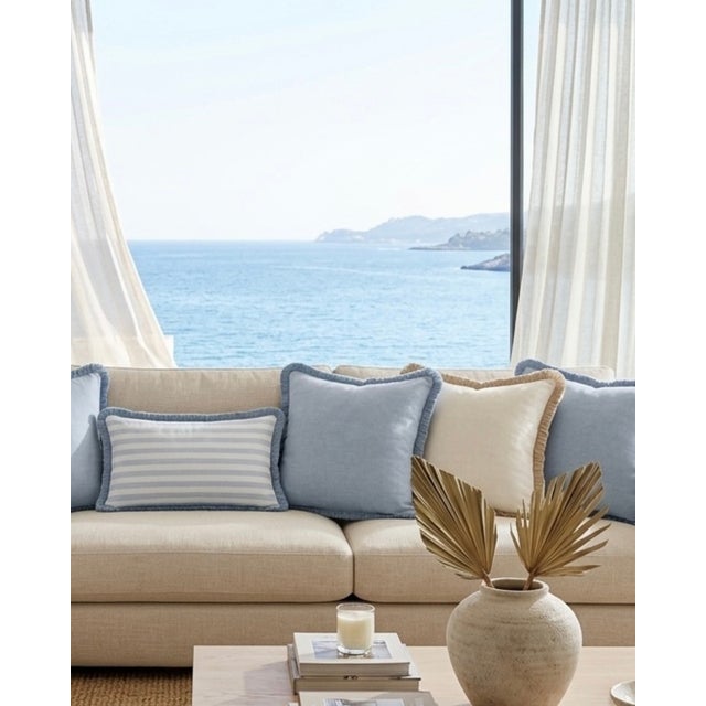 Lo decor | happy linen pillow the perfect accent piece for an easy style update, this cushion makes a chic accent for any...