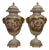 Antique 19th Century Lidded Porcelain Urn Vases from Capodimonte, Italy, Set of 2 For Sale