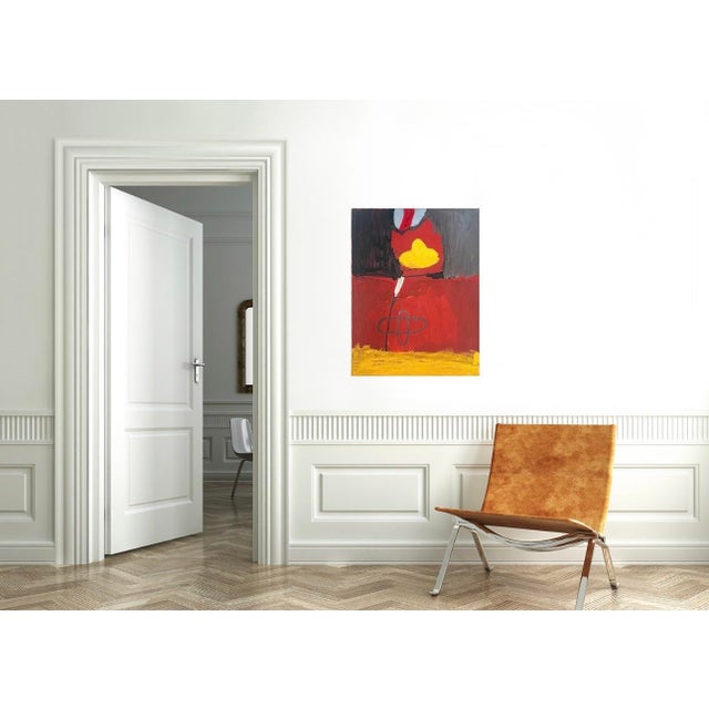 This painting is by California artist (American b. 1951), John Luckett who currently lives and works in Palm Springs, CA....