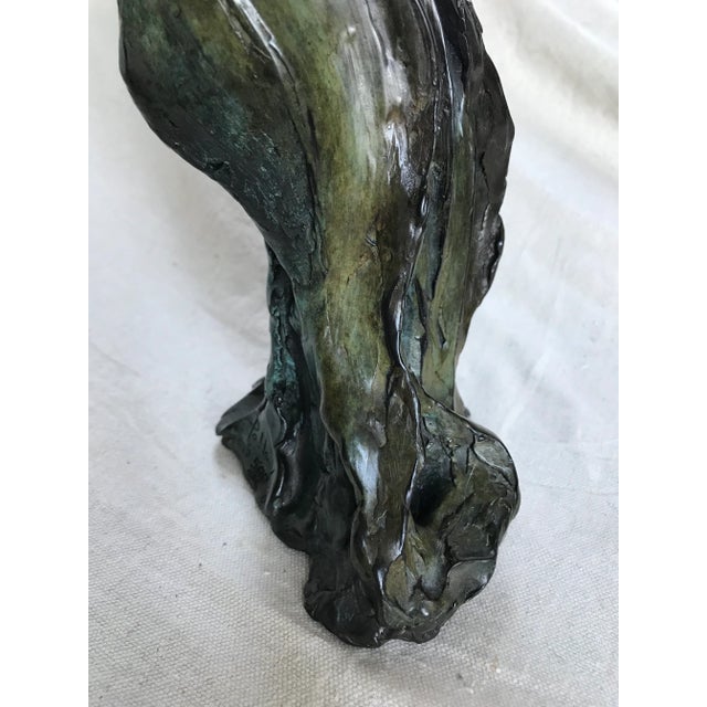 Bronze Figure Sculpture Signed "Wind Prayer" 15/500 For Sale In Palm Springs - Image 6 of 13