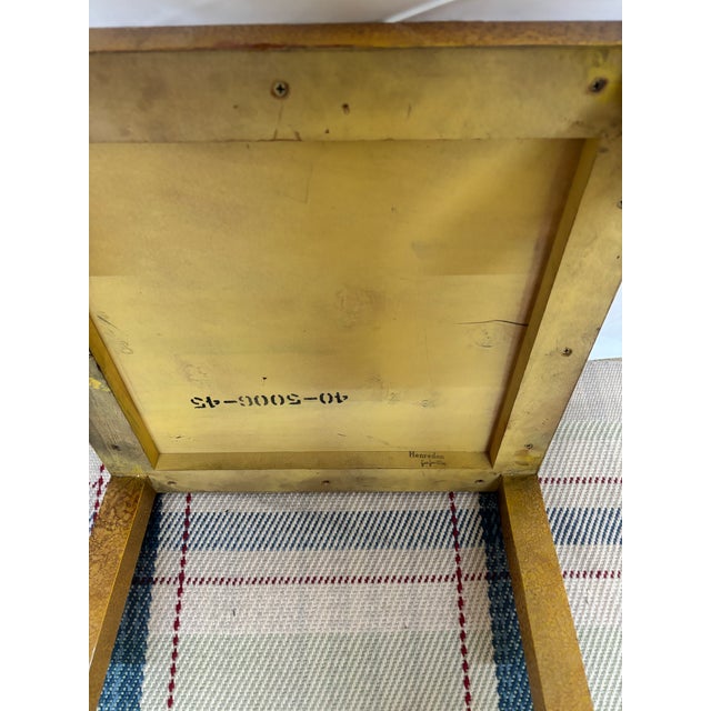 Vintage Heritage Henredon Fine Furniture Parsons Side Table For Sale In New York - Image 6 of 9