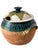 Signed Studio Pottery Soup Tureen With Teal and Olive Glaze, Marked “01” For Sale In Las Vegas - Image 6 of 13