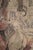 Large antique garden scene or garden party tapestry labeled on the bottom "Aventures de Telemaque dapres Rubens."...