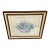 Wooden Vintage Framed Print of Flowers For Sale