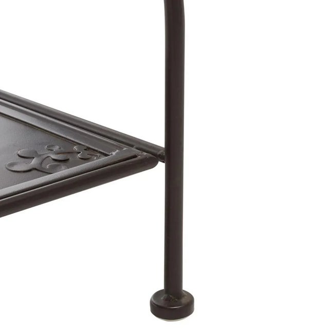 Contemporary Tyrique 4 Tier Shelf Unit - Rustic Brown For Sale - Image 3 of 11