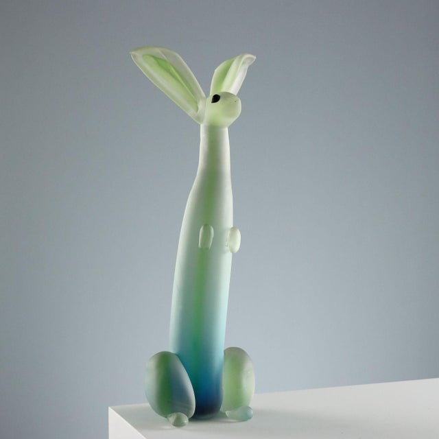 Murano Glass Vase in the style of Seguso For Sale - Image 10 of 10