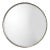 Jamie Young Refined Round Mirror in Silver For Sale