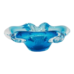 Vintage Italian Glass Plateau